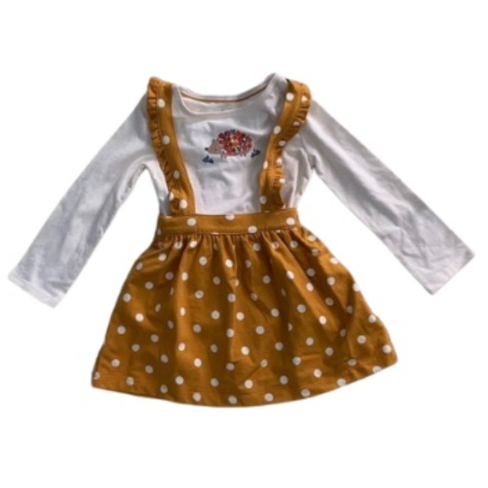 135.  NEW!!  Size 4T Girl Dress w/long sleeves